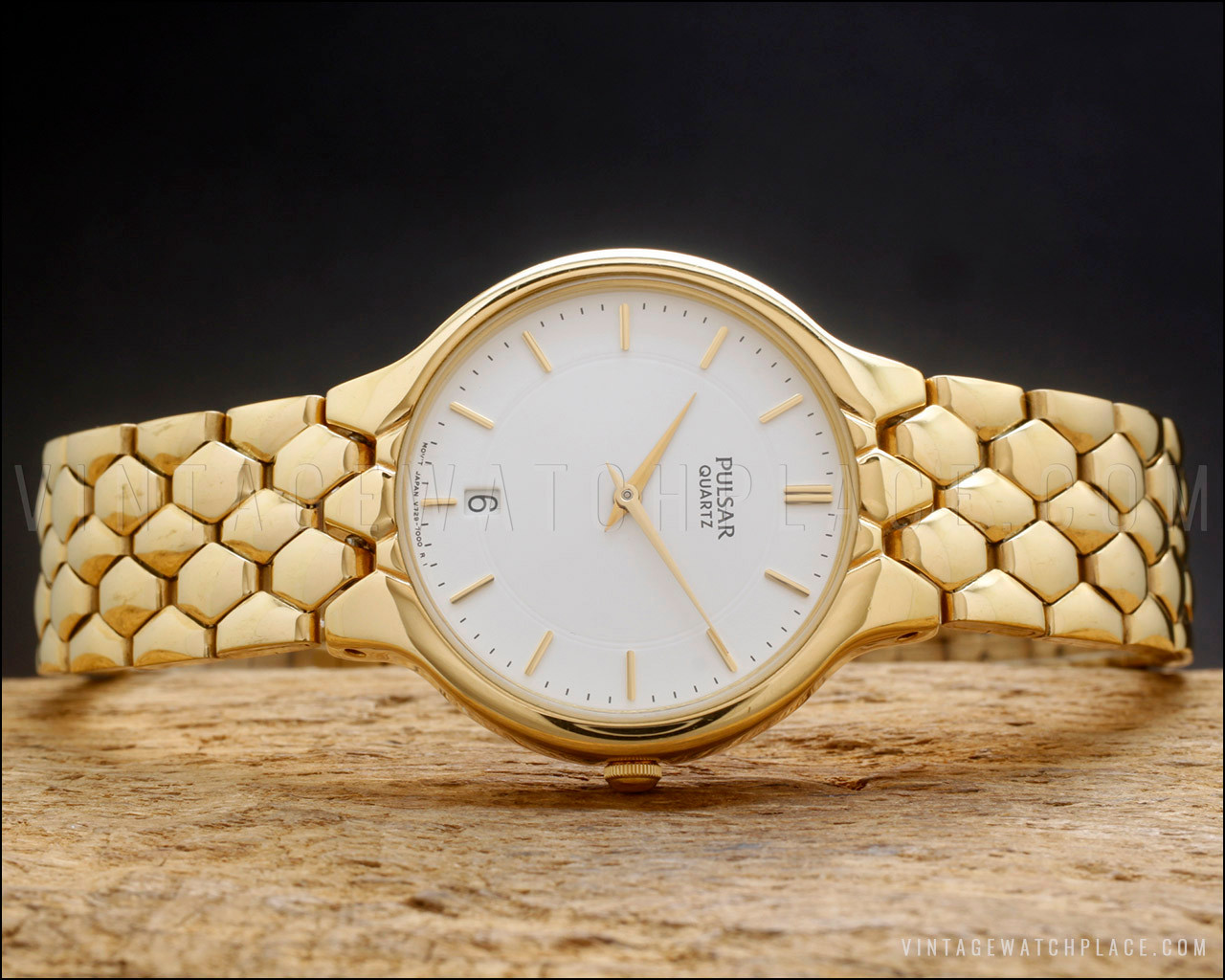 New Old Stock Dress Pulsar By Seiko Quartz vintage watch, V729