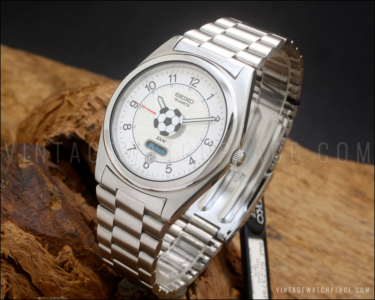 New Old Stock 1990 Seiko Quartz vintage watch, Italia 90 World Cup