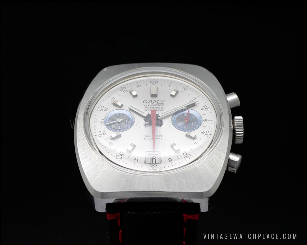 Swiss made Camy Chronograph mechanical vintage watch