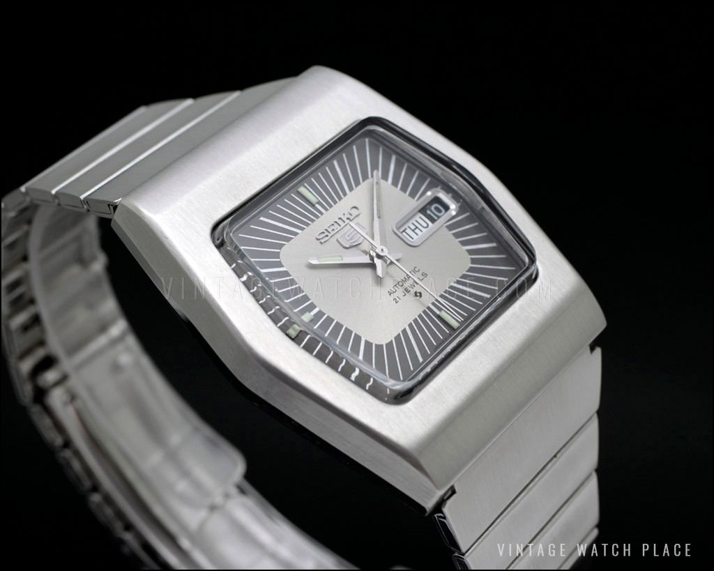 New Old Stock Rare Seiko 5 Automatic Vintage Watch 6119 5440 Nos Stunning
