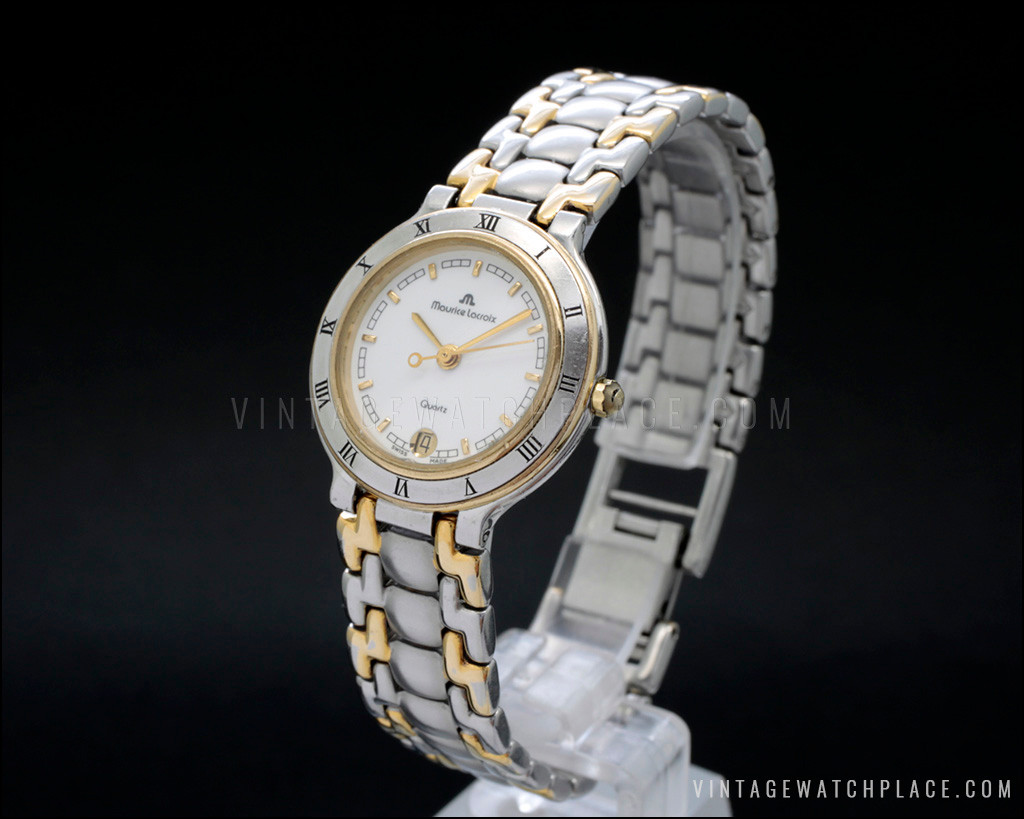 Montre Vintage Maurice Pour Femme - Fonctionne Avec Pile Neuve, Cadran Carré Argenté