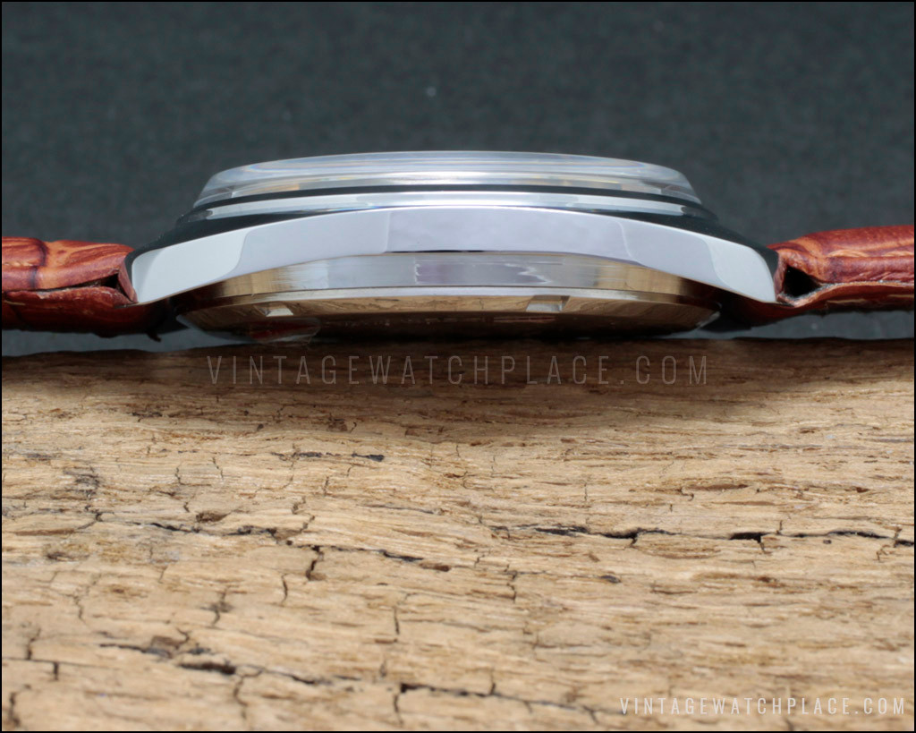 JUSTINA Bicolor Leather Dress Watch