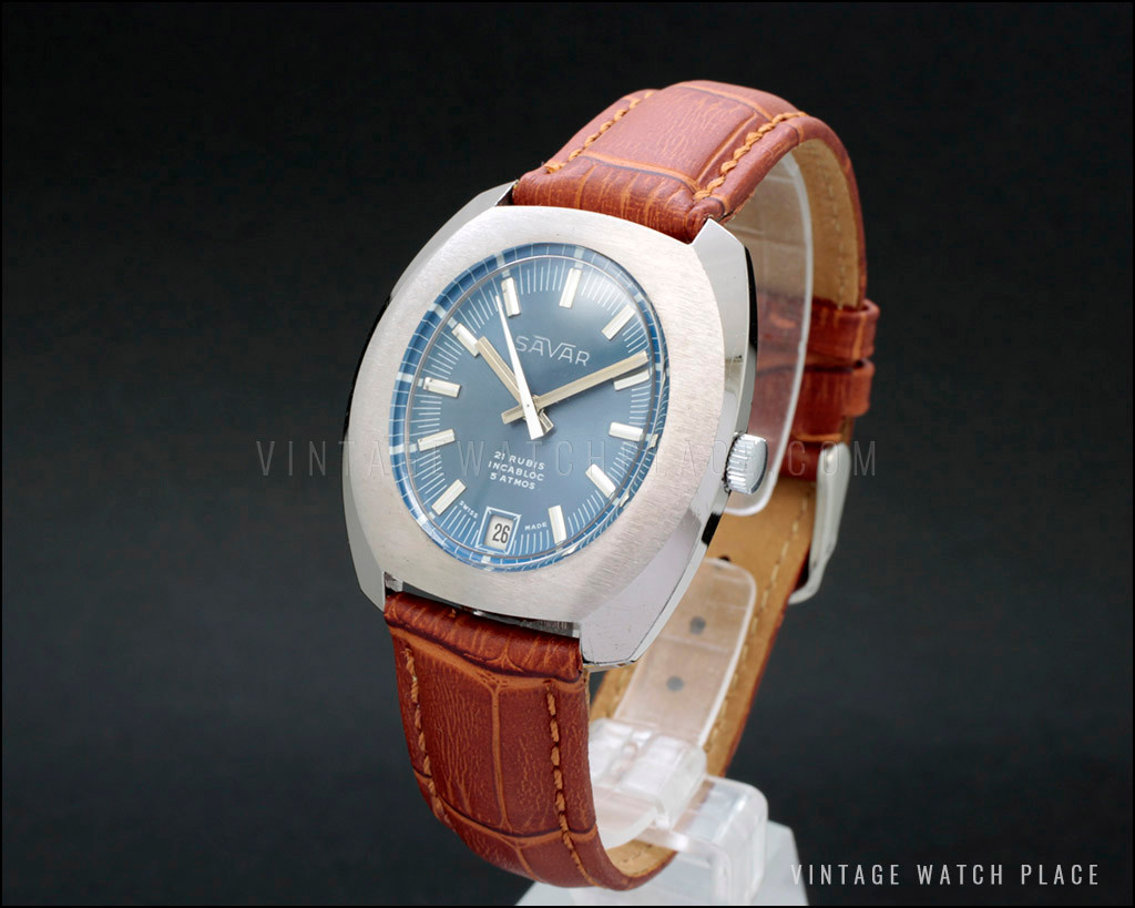 Montre Vintage Savar 3159 Hexagonale Remontage Manuel - Années 1960, Suisse, Femme