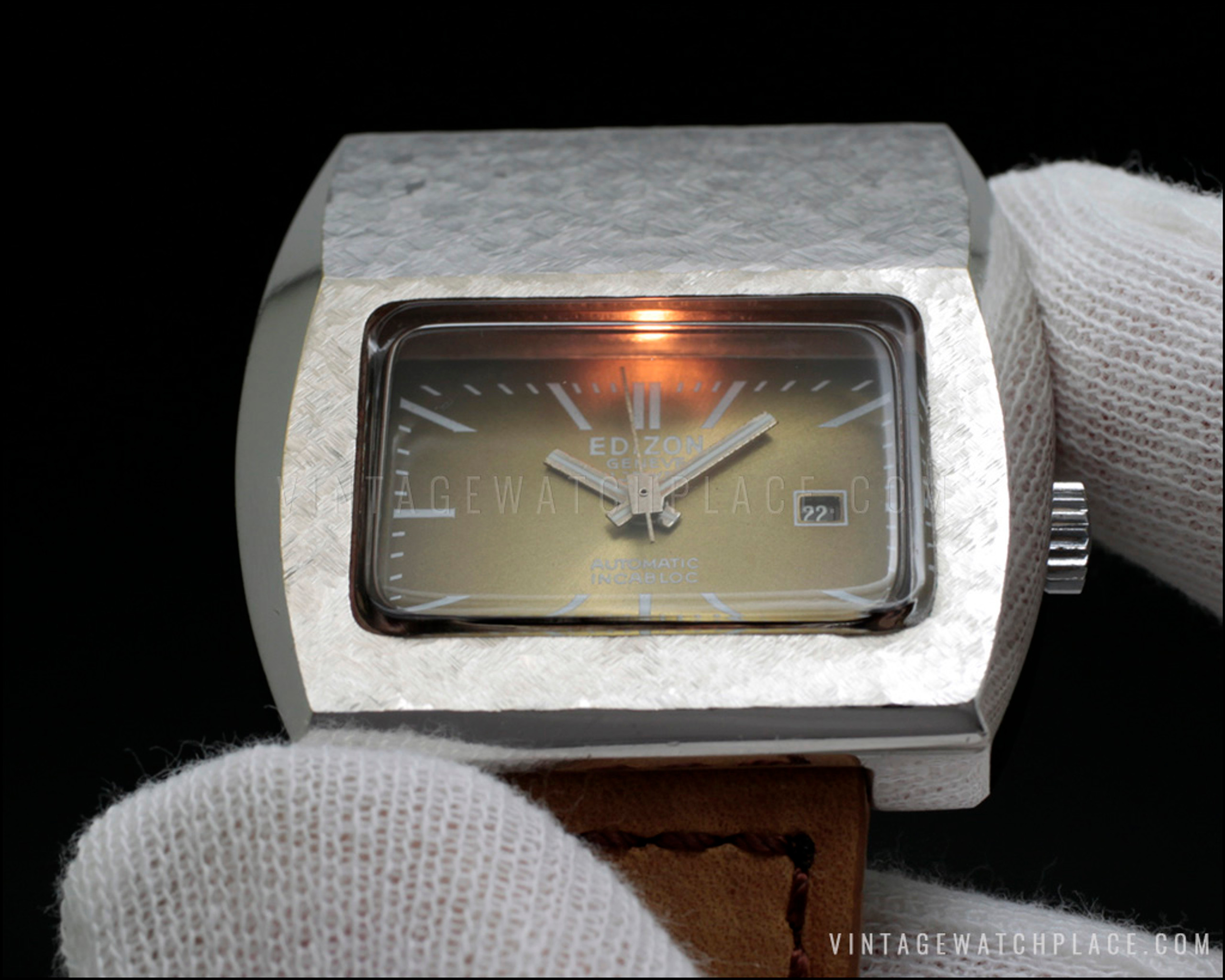 New Old Stock ultra rare Edizon Automatic vintage watch with light ...