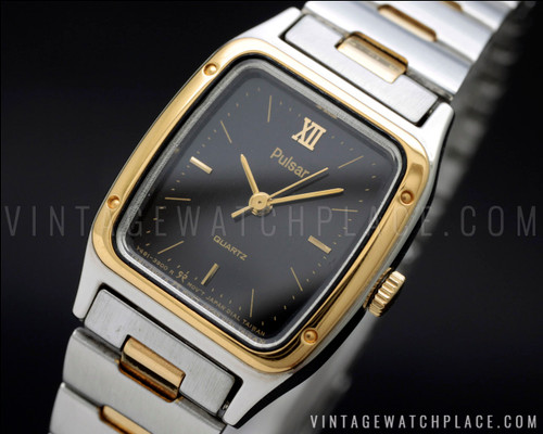 New Old Stock 90's Ladies' Pulsar By Seiko vintage quartz watch NOS, Y481-6870