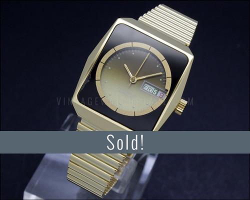 Unusual Thermidor unstamped Automatic Gold Plated Unusual Thermidor unstamped Automatic Gold Plated