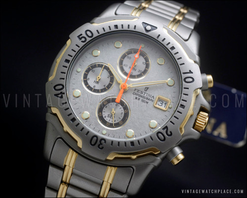 New Old Stock Festina Diver Titanium Chronograph vintage NOS