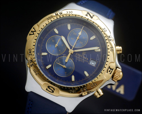 New Old Stock Festina dress Chronograph vintage watch NOS