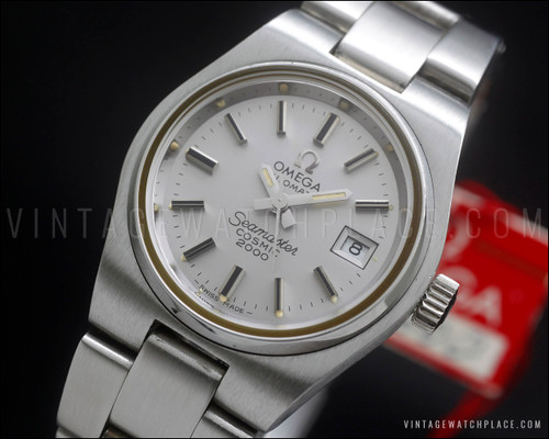 New Old Stock Omega Seamaster Cosmic 2000 ladies' automatic vintage watch, NOS