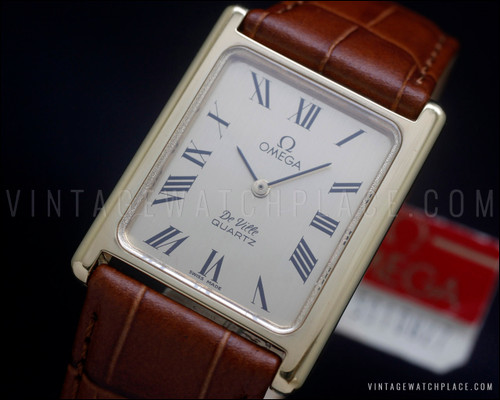 New Old Stock 1979 Omega De Ville Time Capsule unisex quartz vintage watch, NOS