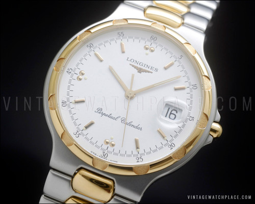 New Old Stock 80's Longines Conquest Perpetual Calendar vintage watch, NOS