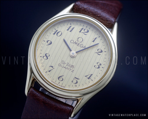 New Old Stock 80's Omega De Ville MD 595.0021 Ladies' quartz vintage watch NOS