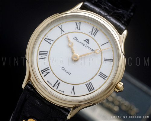 New Old Stock Ladies' Maurice Lacroix dress gold plated vintage watch NOS