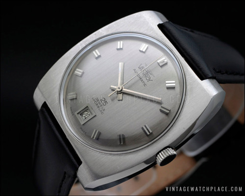 New Old Stock Vanroy automatic vintage watch NOS 25 jewels, ETA 2472