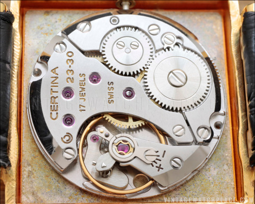 Montre Vintage Certina 23-30 Jubilé - Grand Carré, Mécanique, Années 1960, Suisse