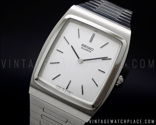 New Old Stock 1989 Seiko dress vintage quartz watch, NOS, 7800-5199 