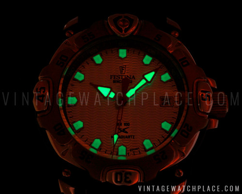 Montre Festina Mecaquartz 6541/5 Kinetic Automatique Vintage - Collection Années 90, Neuve Avec étiquettes