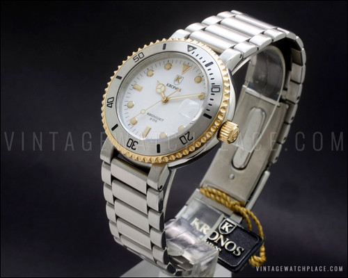 New Old Stock Diver's Kronos Kronojet 200 vintage watch, beautiful dial ...