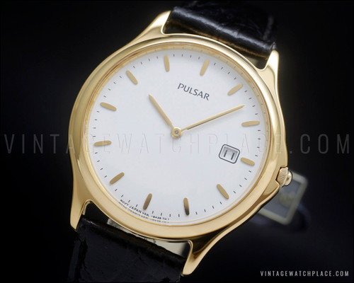 New Old Stock 90's Pulsar By Seiko vintage quartz watch NOS, V53L-8A10
