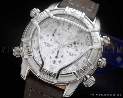 New Old Stock Festina Monster Diver Chronograph vintage watch NOS