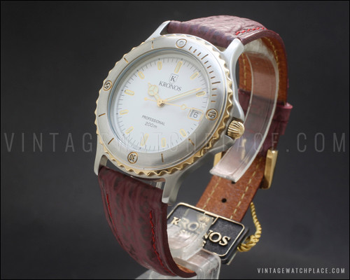 New Old Stock Diver's Kronos Professional 200M vintage watch, 100% ...