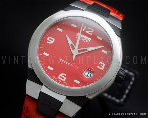 New Old Stock Momo Design Essenziale quartz vintage NOS MD-046 red