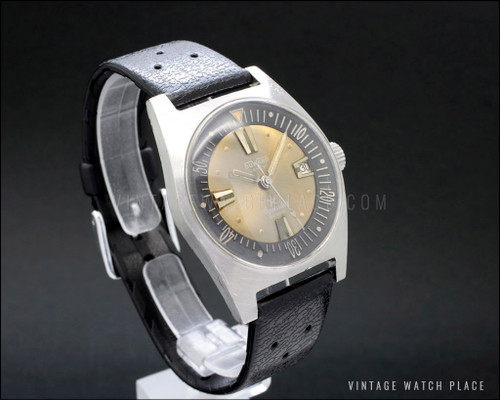 Montre Automatique Duward Diver 100M 1010 Vintage (années 60) - Neuve Sans étiquette, Swiss Made