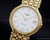 Unisex Longines vintage quartz watch, all gold plated, NOS