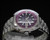 Purple fancy mechanical vintage watch