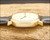 New Old Stock Ladies' Zodiac Flatline golden dial quartz vintage watch, NOS
