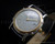 Alexis Barthelay 18K solid gold bezel quartz vintage watch 