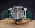 Near NOS Jaguar Diver Ladies' British green vintage quartz watch, sapphire