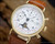 New Old Stock Lotus Chronograph moonphase see through caseback vintage NOS