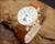 New Old Stock Lotus , Valjoux 7768 Chronograph moonphase see through caseback vintage NOS