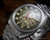 New Old Stock Duward automatic green mosaic dial vintage watch NOS