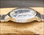 Side angle of the 1979 Timex Viscount automatic watch, highlighting the slim steel case profile and vintage crown