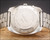 Caseback view of the Sakay 61365A automatic watch, marked stainless steel, waterproof, shock-protected, antimagnetic and automatic.
