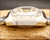 Side profile of the Sakay 61365A, highlighting the polished case side, faceted lugs and high domed crystal.