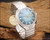 Sakay automatic vintage watch, blue dial