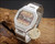 New Old Stock NOS Sakay automatic vintage watch, brick/brown dial