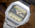 New Old Stock NOS Sakay automatic vintage watch, green dial
