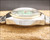 New Old Stock NOS Fortaine automatic vintage watch, faceted crystal, green dial