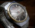 New Old Stock NOS Fortaine automatic vintage watch, faceted crystal, brown dial