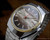 New Old Stock NOS Fortaine automatic vintage watch, faceted crystal, brown dial