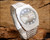 New Old Stock NOS Osman automatic vintage watch, brown dial, faceted crystal