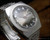 New Old Stock NOS Osman automatic vintage watch, brown dial, faceted crystal
