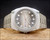 New Old Stock NOS Osman automatic vintage watch, brown dial, faceted crystal