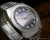 New Old Stock NOS Osman automatic vintage watch, purple dial, faceted crystal