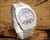 New Old Stock NOS Osman automatic vintage watch, purple dial, faceted crystal