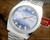 New Old Stock NOS Osman automatic vintage watch, blue dial, faceted crystal